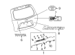 2009 Toyota Highlander Emblem Diagram - 75445-48080