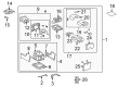 2013 Toyota Sequoia Center Console Base Diagram - 58820-0C110-C0