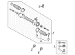 2012 Toyota Prius Plug-In Steering Gear Box Diagram - 45510-47040