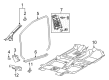 Toyota Yaris Door Seal Diagram - 62312-52120-B0