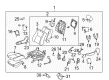 2008 Toyota Matrix Seat Cover Diagram - 71071-02D40-B0