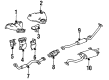 Toyota MR2 Exhaust Manifold Diagram - 17141-74041