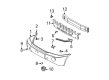 2004 Toyota Highlander Bumper Diagram - 52119-48917