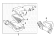 2020 Toyota Tacoma Air Duct Diagram - 17880-0P230