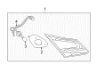 2012 Toyota Avalon Back Up Light Diagram - 81580-07060