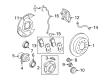 2015 Toyota Land Cruiser Backing Plate Diagram - 47703-60090