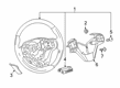 2017 Toyota Sienna Steering Column Cover Diagram - 45186-0E060-C0