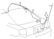 Toyota Paseo Antenna Mast Diagram - 86309-16120