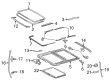 Toyota Sunroof Cable Diagram - 63224-AA020