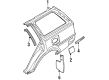 1992 Toyota Corolla Mud Flaps Diagram - 76626-19275