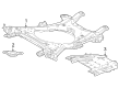 Toyota bZ4X Radiator Support Diagram - 53228-42040