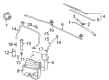 2007 Toyota Land Cruiser Wiper Linkage Diagram - 85170-60090