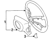 1992 Toyota Previa Steering Column Cover Diagram - 45186-28020-B0