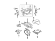 Toyota Car Speakers Diagram - 86160-06360