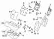 2020 Toyota Corolla Armrest Diagram - 72830-02L00-A0