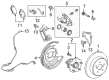 2018 Toyota RAV4 Brake Pad Set Diagram - 04465-42180