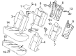 2017 Toyota Corolla Seat Cushion Diagram - 71652-02660