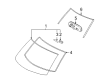 Scion Windshield Diagram - 56101-12490