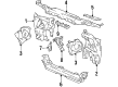 Toyota Supra Front Cross-Member Diagram - 57104-14120