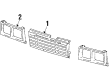 1984 Toyota Camry Grille Diagram - 53101-32030