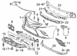 2023 Toyota Camry Bumper Diagram - 52119-0X952