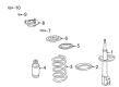 2000 Toyota Corolla Coil Springs Diagram - 48131-02600