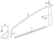 Toyota Prius AWD-e Door Moldings Diagram - 75751-47020