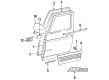 Toyota Previa Door Seal Diagram - 67861-28010-B0