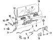 1992 Toyota 4Runner Tailgate Lock Diagram - 69390-35011