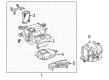 1998 Toyota Sienna Heater Control Valve Diagram - 87240-08020