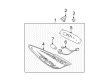 Toyota Solara Back Up Light Diagram - 81550-06320