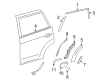 2007 Toyota RAV4 Door Moldings Diagram - 75730-0R011