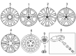 2020 Toyota Sequoia Wheel Cover Diagram - 4260B-0C100