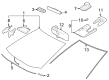 Toyota Corolla Windshield Diagram - 56101-1A901