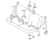 Toyota Tacoma Seat Belt Diagram - 73210-04173-B0