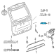 2023 Toyota Corolla Cross Emblem Diagram - 75444-0A190