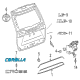 2023 Toyota Corolla Cross Emblem Diagram - 75442-0A040