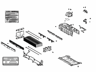 Toyota G9510-62010 Battery Assembly, Hv Sup