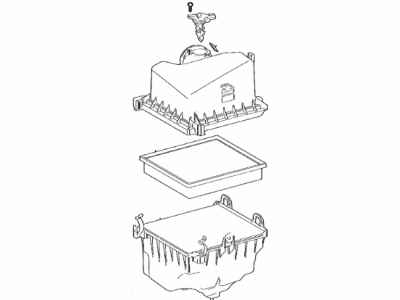 Toyota 17700-F0010 Cleaner Assembly, Air