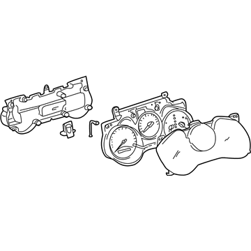 Toyota 83800-4A030 Meter Assembly, Combination