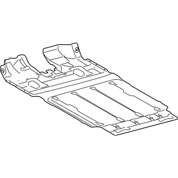 Toyota 58510-08210-B0 Front Carpet