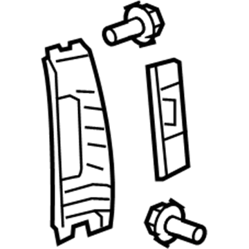 Toyota 62410-0E040-B0 GARNISH Assembly, Center Pi