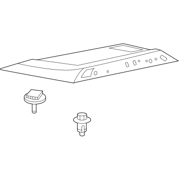 Toyota 75773-0C060 MOULDING, HOOD, RR L