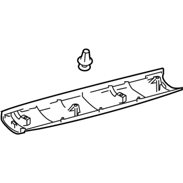 Toyota 90467-09241 Cowl Grille Retainer