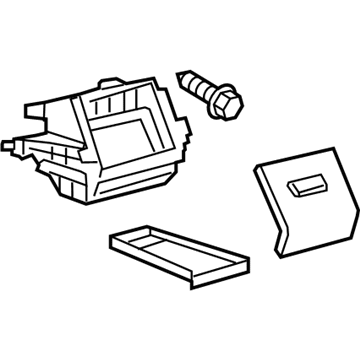 Toyota 55440-12340-C0 Box Assembly, Instrument