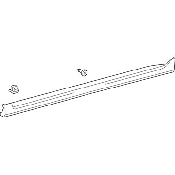 Toyota 75850-47020-J0 Rocker Molding