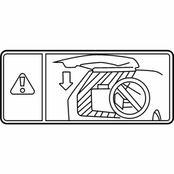 Toyota 74528-47020 Label, Power Back Door Caution