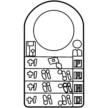 Toyota 7452A-78010 Info Label