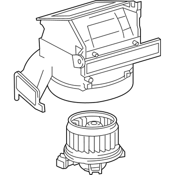 Toyota 87130-52092 Blower Assembly