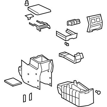 Toyota 58810-0E090-B0 Box Assembly, Console